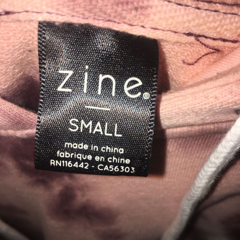 Maroon tie-dye hoodie